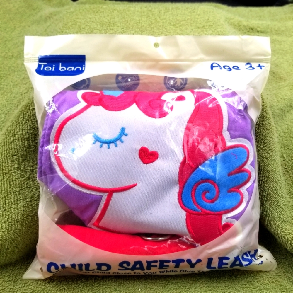 New Pink/Purple‎ Unicorn Child Safety Leash Toi Bani (Not for children under 3)